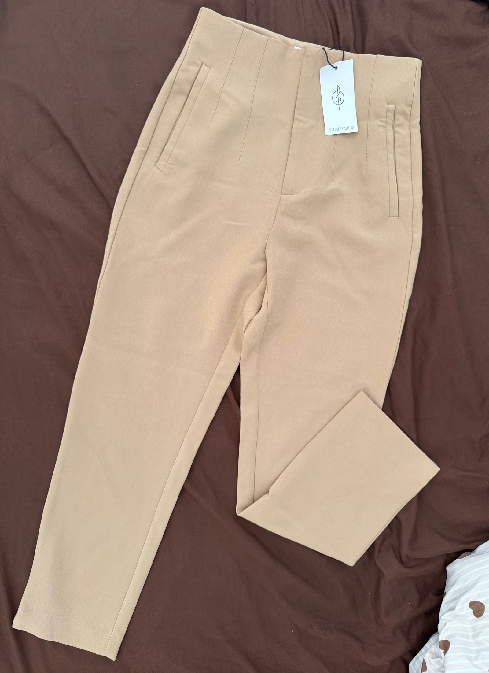 Pantalon habillé beige